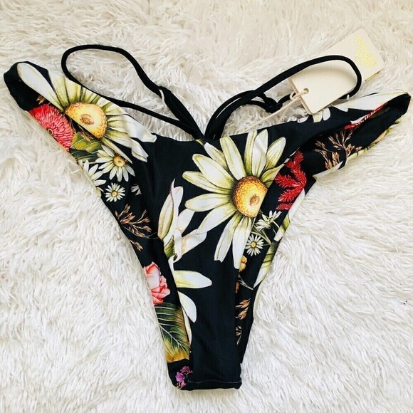 Agua Bendita Womens Egle Moss Bikini Reversible Bottom Large - Picture 7 of 12